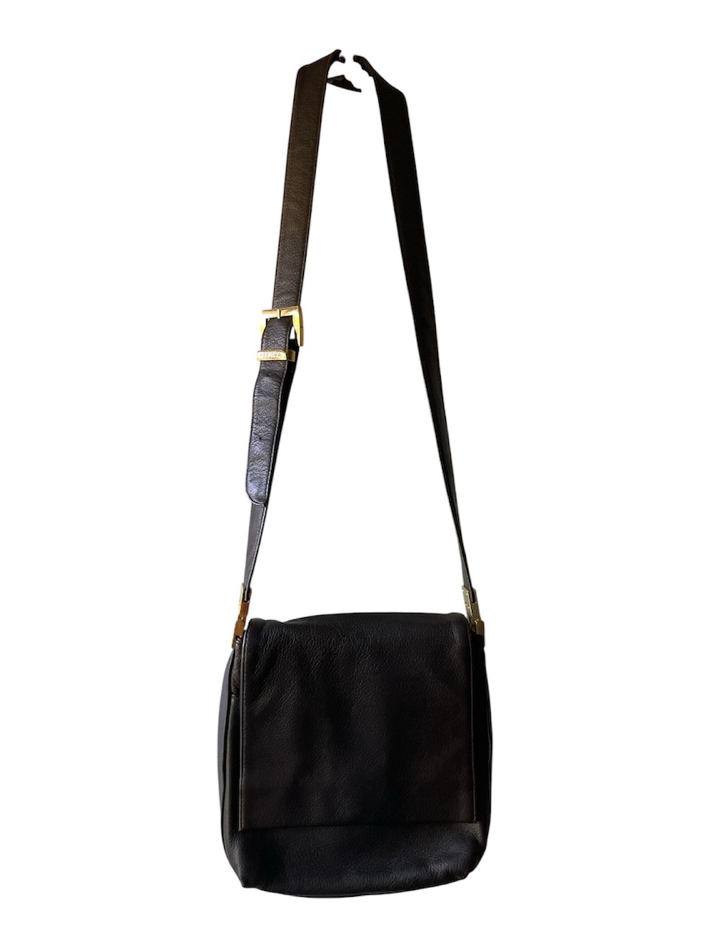 Perlina Brown Crossbody Leather Shoulder Bag